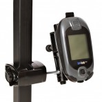 Golf Buddy Pro Mounted to Golf Cart with Caddie Buddy gps Mount.