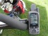 SkyCaddie SG5 Mounted on Right Side of Push Cart