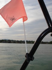 Tower mount flag buddy on Ski Nautic